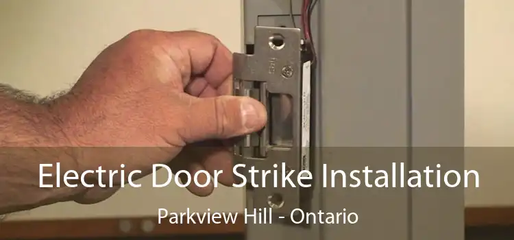 Electric Door Strike Installation Parkview Hill - Ontario