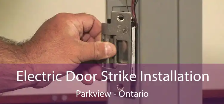 Electric Door Strike Installation Parkview - Ontario