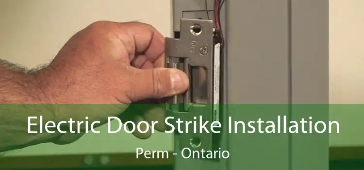 Electric Door Strike Installation Perm - Ontario