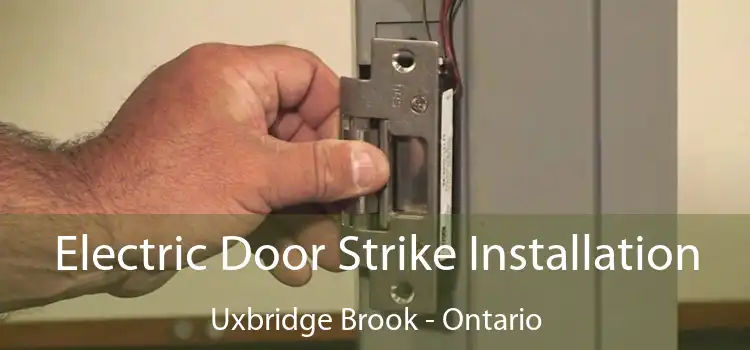 Electric Door Strike Installation Uxbridge Brook - Ontario