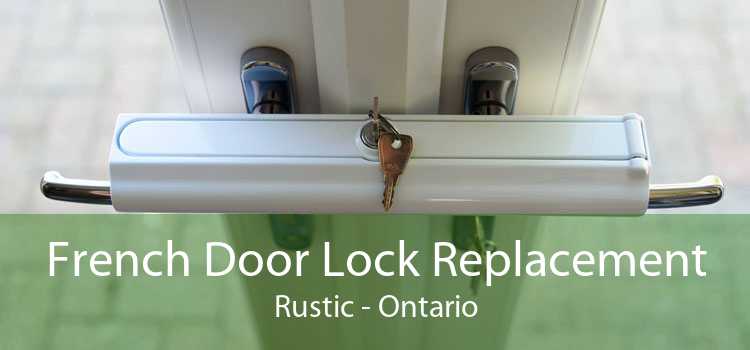 French Door Lock Replacement Rustic - Ontario