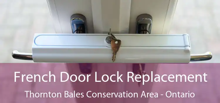French Door Lock Replacement Thornton Bales Conservation Area - Ontario