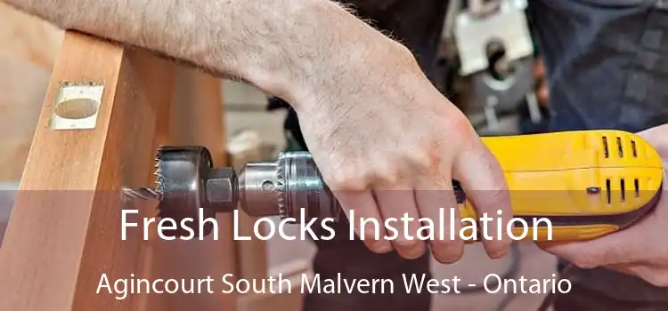 Fresh Locks Installation Agincourt South Malvern West - Ontario