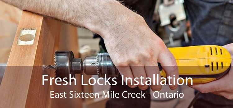 Fresh Locks Installation East Sixteen Mile Creek - Ontario