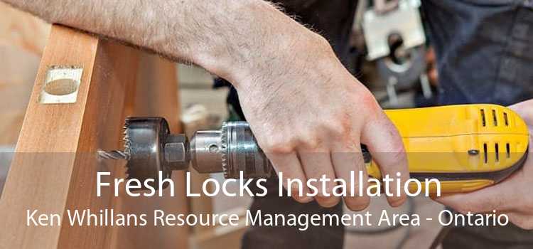 Fresh Locks Installation Ken Whillans Resource Management Area - Ontario