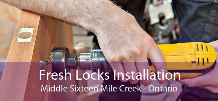 Fresh Locks Installation Middle Sixteen Mile Creek - Ontario