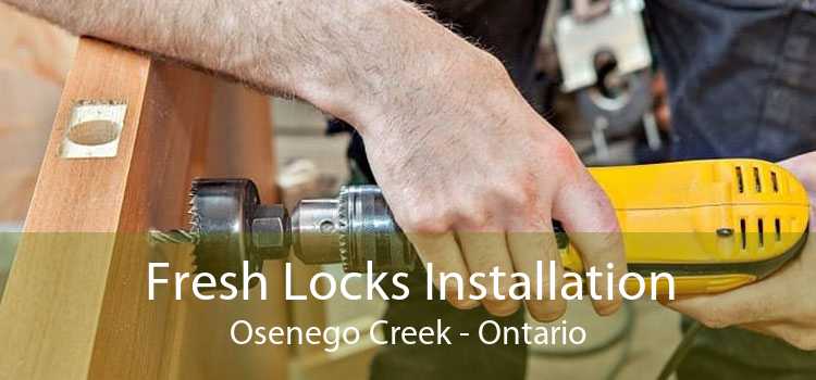 Fresh Locks Installation Osenego Creek - Ontario