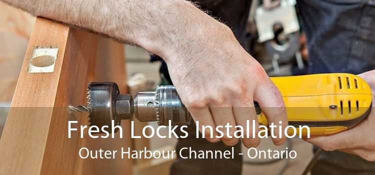 Fresh Locks Installation Outer Harbour Channel - Ontario