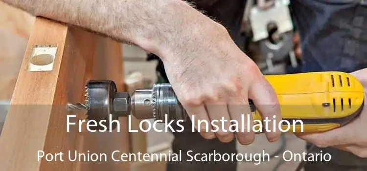 Fresh Locks Installation Port Union Centennial Scarborough - Ontario
