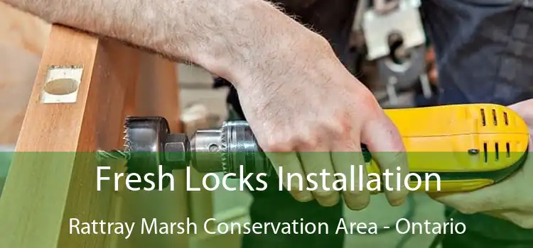 Fresh Locks Installation Rattray Marsh Conservation Area - Ontario