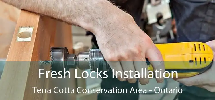 Fresh Locks Installation Terra Cotta Conservation Area - Ontario