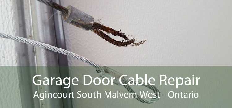 Garage Door Cable Repair Agincourt South Malvern West - Ontario