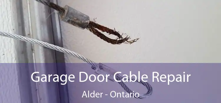 Garage Door Cable Repair Alder - Ontario