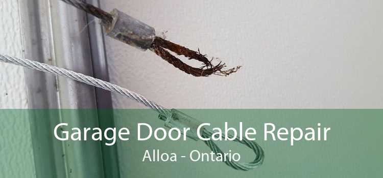 Garage Door Cable Repair Alloa - Ontario