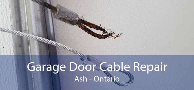 Garage Door Cable Repair Ash - Ontario