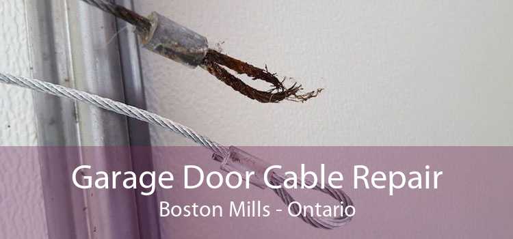 Garage Door Cable Repair Boston Mills - Ontario