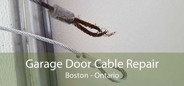 Garage Door Cable Repair Boston - Ontario