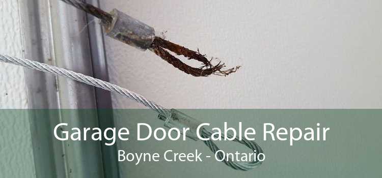 Garage Door Cable Repair Boyne Creek - Ontario