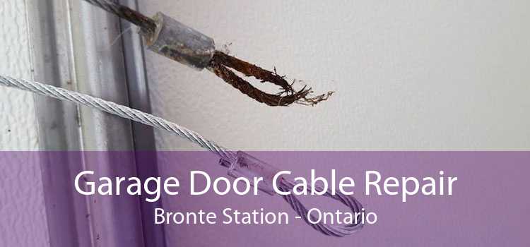 Garage Door Cable Repair Bronte Station - Ontario