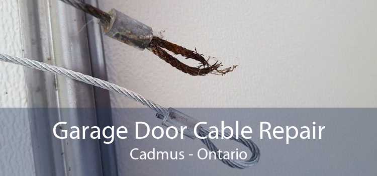 Garage Door Cable Repair Cadmus - Ontario
