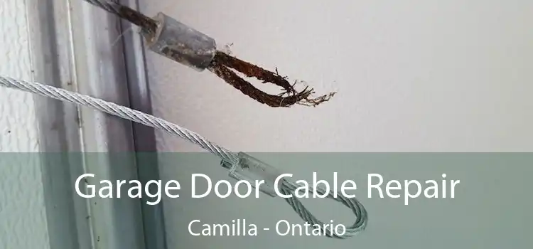 Garage Door Cable Repair Camilla - Ontario