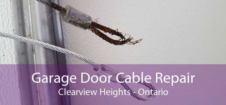 Garage Door Cable Repair Clearview Heights - Ontario