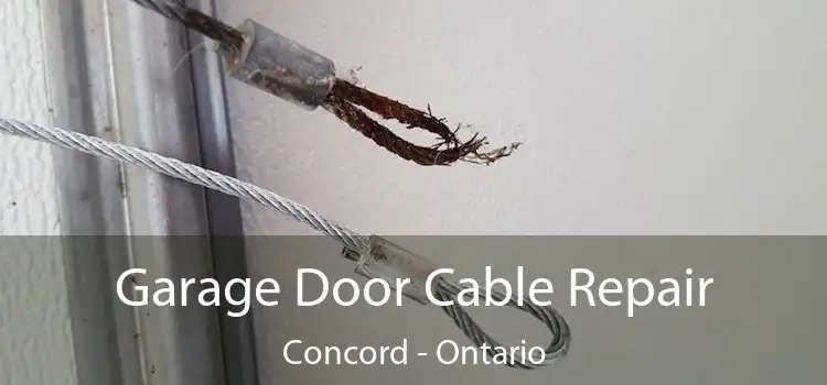 Garage Door Cable Repair Concord - Ontario