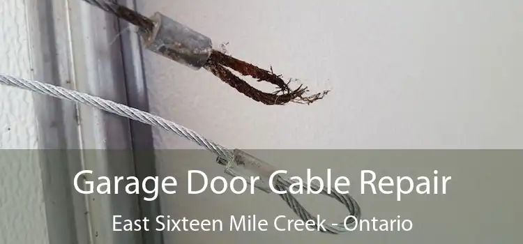 Garage Door Cable Repair East Sixteen Mile Creek - Ontario
