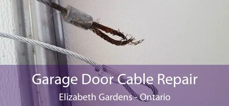 Garage Door Cable Repair Elizabeth Gardens - Ontario