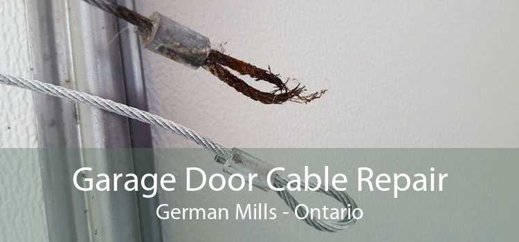 Garage Door Cable Repair German Mills - Ontario