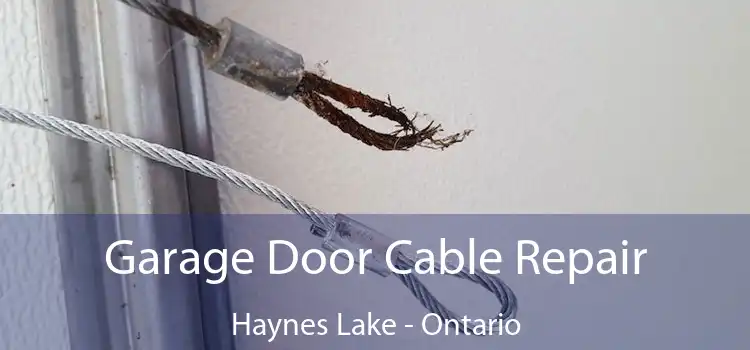 Garage Door Cable Repair Haynes Lake - Ontario