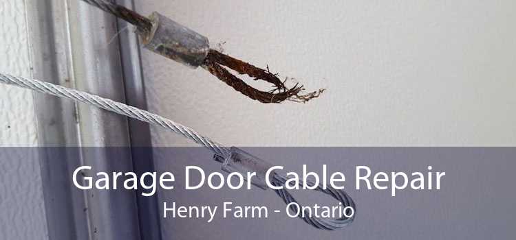 Garage Door Cable Repair Henry Farm - Ontario