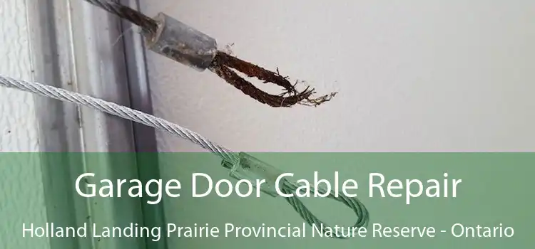 Garage Door Cable Repair Holland Landing Prairie Provincial Nature Reserve - Ontario