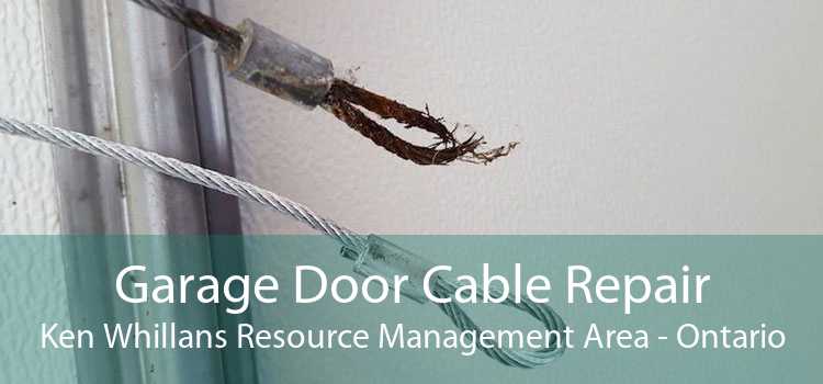 Garage Door Cable Repair Ken Whillans Resource Management Area - Ontario
