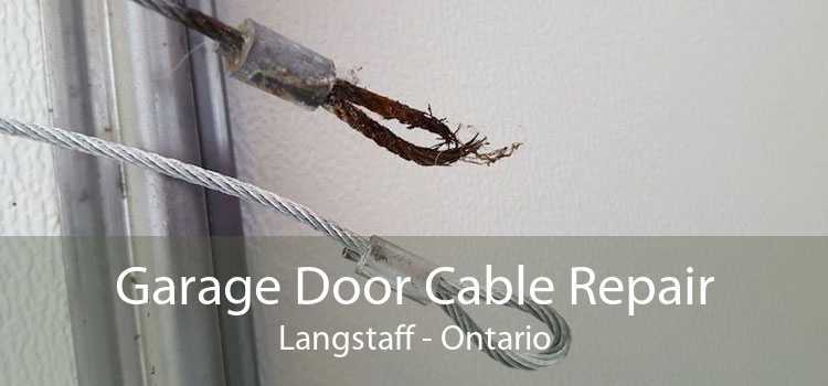 Garage Door Cable Repair Langstaff - Ontario