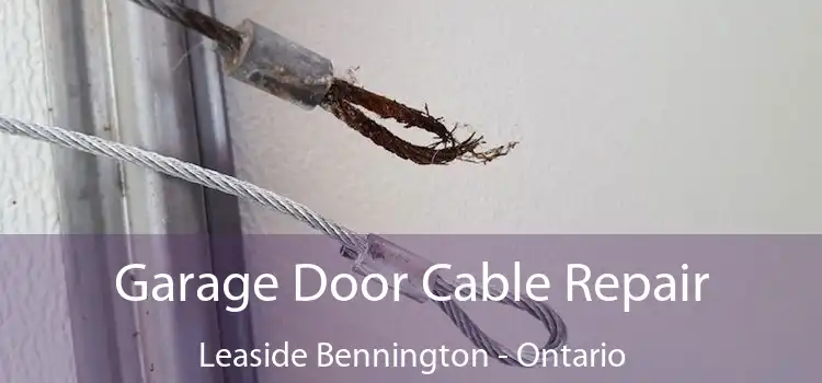Garage Door Cable Repair Leaside Bennington - Ontario