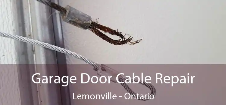 Garage Door Cable Repair Lemonville - Ontario