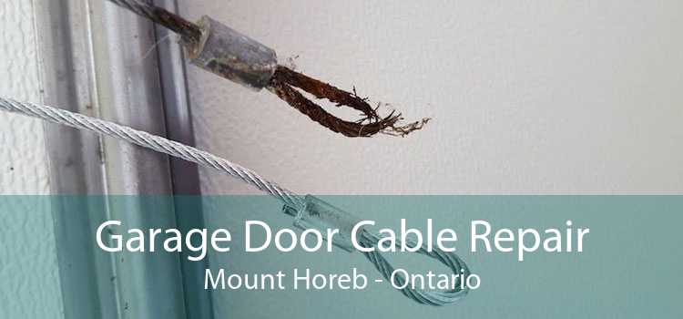 Garage Door Cable Repair Mount Horeb - Ontario