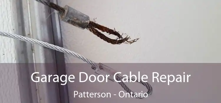 Garage Door Cable Repair Patterson - Ontario