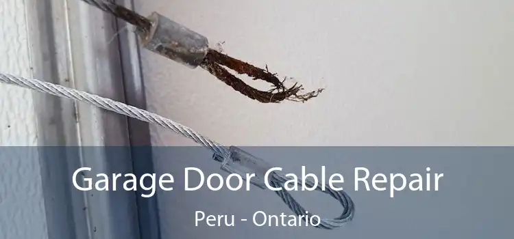 Garage Door Cable Repair Peru - Ontario