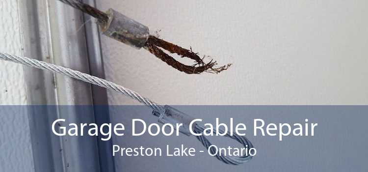 Garage Door Cable Repair Preston Lake - Ontario