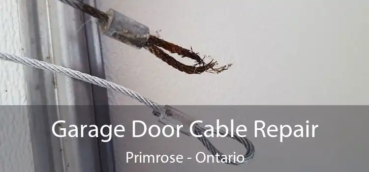 Garage Door Cable Repair Primrose - Ontario