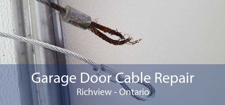 Garage Door Cable Repair Richview - Ontario