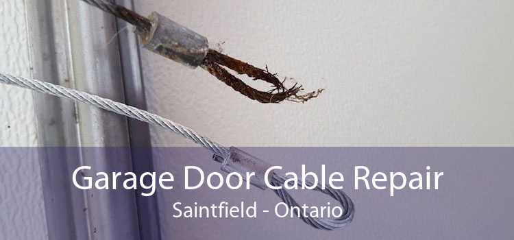 Garage Door Cable Repair Saintfield - Ontario