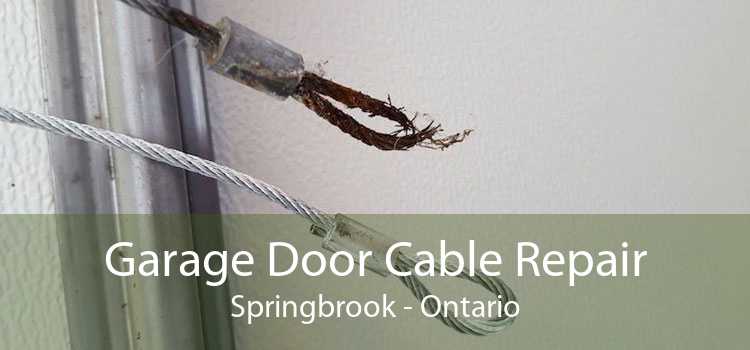 Garage Door Cable Repair Springbrook - Ontario