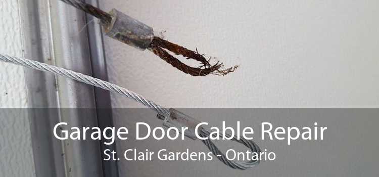 Garage Door Cable Repair St. Clair Gardens - Ontario