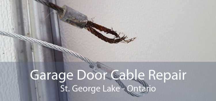Garage Door Cable Repair St. George Lake - Ontario