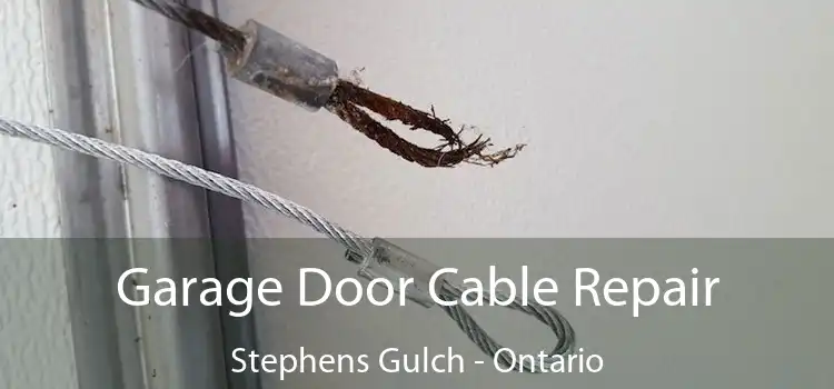 Garage Door Cable Repair Stephens Gulch - Ontario