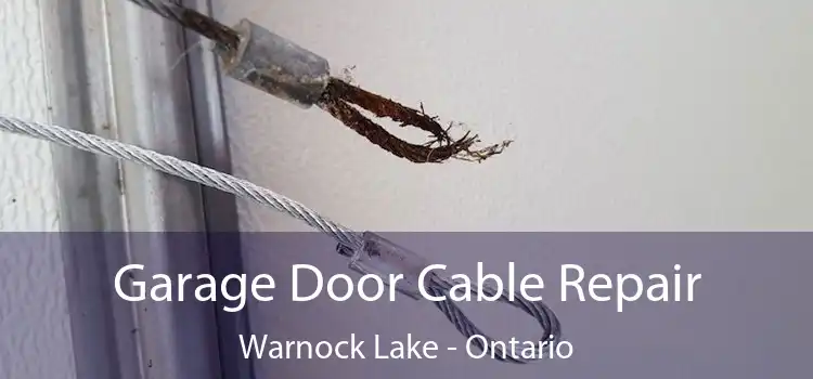 Garage Door Cable Repair Warnock Lake - Ontario