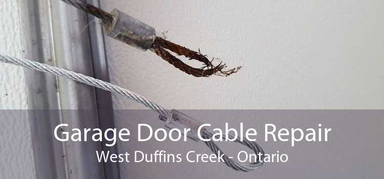 Garage Door Cable Repair West Duffins Creek - Ontario